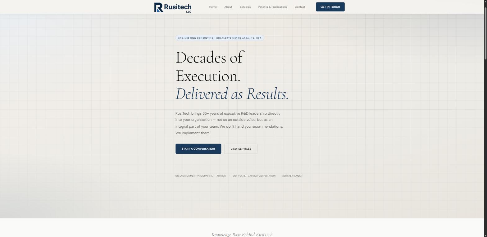 RusiTech — project screenshot
